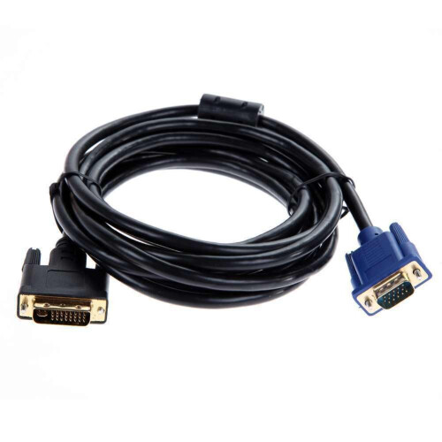 DVI-I to VGA D-Sub Video Cable Converter Lead (2M) 2