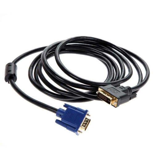 DVI-I to VGA D-Sub Video Cable Converter Lead (2M) 1