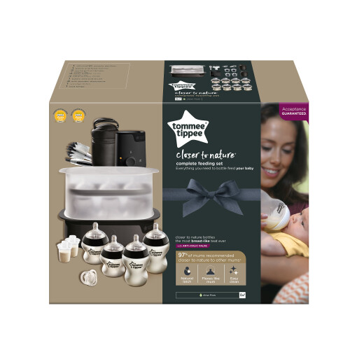 Tommee tippee steriliser hot sale and bottle set