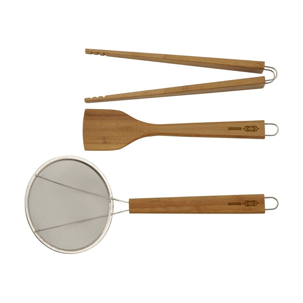 Typhoon Sustainably Lotus Bamboo Utensil Set of 3 Pieces