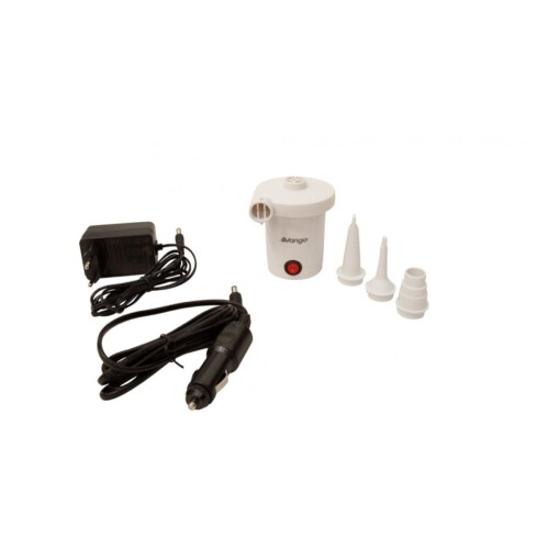 Vango Vango White Mistral AC/DC Pump, Makes Inflating And Deflating A Breeze