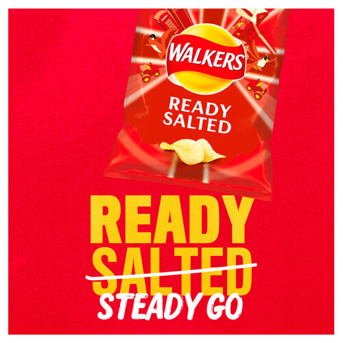 Walkers 32 x Walkers Crisps Ready Salted Sharing Pack 45g 1