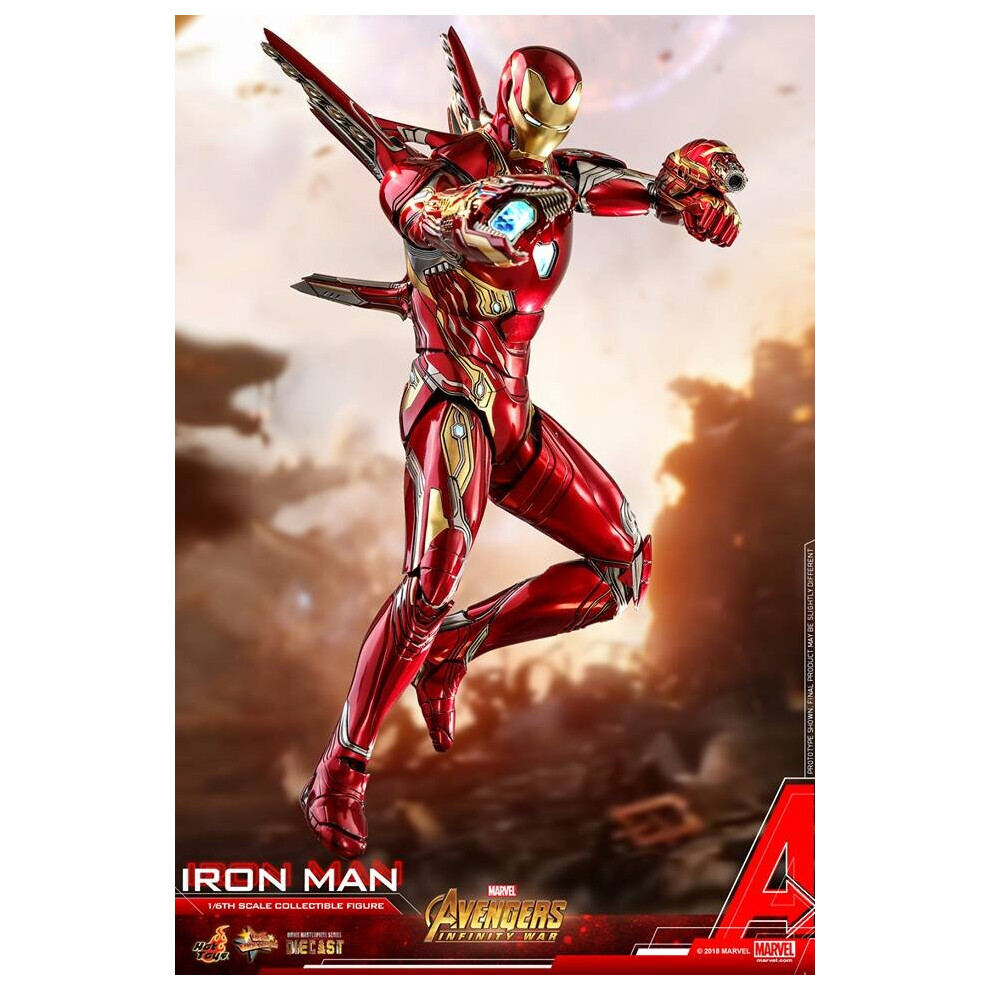 Hot Toys MMS473 Marvel Avengers Infinity War Iron Man Mark L Mk 50 Figures