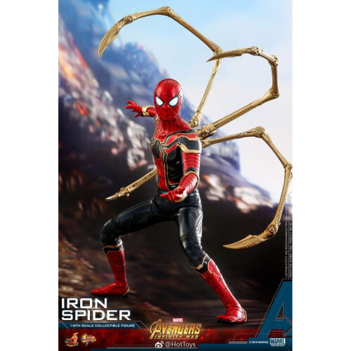 Hot Toys Figur Hot Toys MMS482 - Marvel Comics - Avengers 3 : Infinity War - Iron Spiderman 1