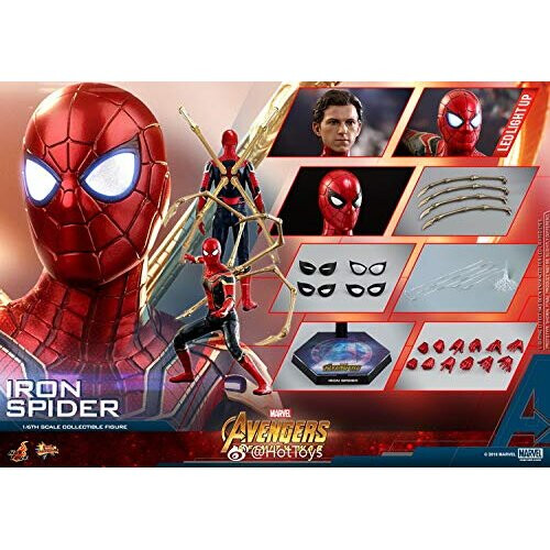 Hot Toys Figur Hot Toys MMS482 - Marvel Comics - Avengers 3 : Infinity War - Iron Spiderman 2