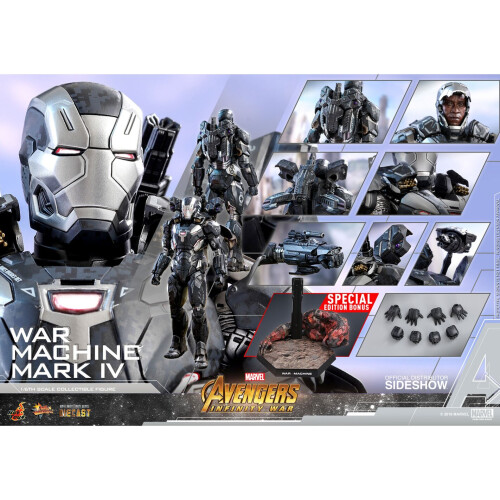 Hot Toys Figur Hot Toys MMS499D26 - Marvel Comics - Avengers : Infinity War - War Machine Mark 4 Deluxe Version 2