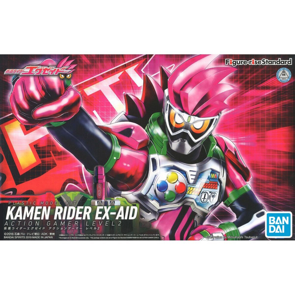 Bandai Figure-rise Standard Kamen Rider Ex-Aid Action Gamer Level2 Plastic Model