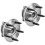 FRONT WHEEL BEARINGS HUB PAIR FOR FOR TESLA MODEL S (5YJS) 1027121. 4