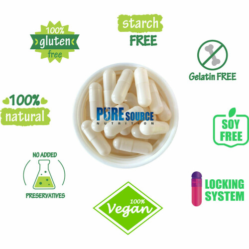 (00, 250) HPMC Vegan Empty Capsules White Pharmaceutical