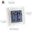 Trendi Switch Trendi 2 Gang 2 Way Modern Glossy 10 Amp Light Switch Piano Black 4