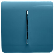 Trendi 1 Gang 3 Way Intermediate Artistic Modern Glossy 10 Amp Rocker Tactile Ocean Blue