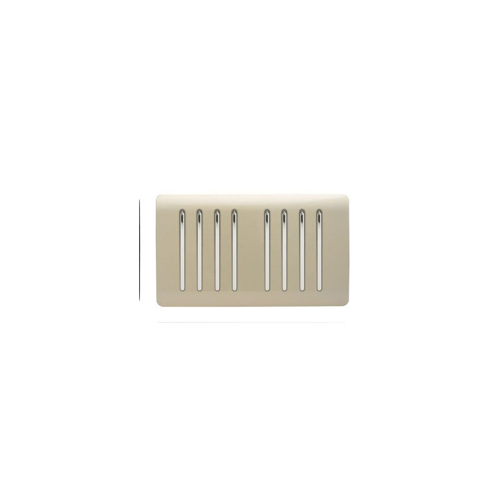 B&Q -  Switch Champagne Gold 8 Gang 1 Or 2 Way Light SwitchArt-Ss88Go - Image 3