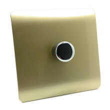 Trendi Artistic Modern Glossy Tactile 1 Gang 2 Way 120w LED Dimmer Switch Champagne Gold