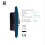 Trendi Switch Trendi Artistic Modern Glossy 45 A Tactile Light Switch & Neon Insert Midnight Blue 3