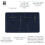 Trendi Switch Trendi Artistic Modern Glossy Fused Spur Switch Navy 6