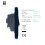 Trendi Switch Trendi Artistic Modern Glossy Fused Spur Switch Navy 3