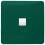 Trendi Switch Trendi Artistic Modern Glossy Tactile Telephone Socket Dark Green 1