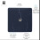 Trendi Switch Trendi Artistic Modern Glossy Tactile TV Socket Navy 2
