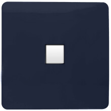 Trendi Artistic Modern Glossy Tactile RJ56 Cat 5e&Cat 6 Ethernet Socket Navy
