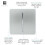 Trendi Switch Trendi Modern 45 A Cooker Switch & Plug Socket Inc Neon Insert Silver 8