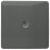 Trendi Switch Trendi Artistic Modern Glossy Tactile TV Socket Charcoal 1