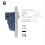 Trendi Switch Trendi 2 Gang Modern Glossy 13 Amp 4 x 2.1mA USB Plug Socket Silver 3
