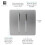 Trendi Switch Trendi Artistic Modern Glossy Tactile TV Socket Charcoal 4