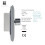 Trendi Switch Trendi Modern Glossy 1 Gang 2 Way 120w LED Dimmer Switch Silver 3