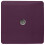 Trendi Switch Trendi Artistic Modern Glossy Tactile TV Socket Plum 1