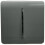 Trendi Switch Trendi Artistic Modern Glossy  Home Automation Switch Charcoal 1