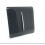Trendi Switch Trendi Artistic Modern Glossy  Home Automation Switch Charcoal 3