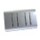 Trendi Switch Trendi 4 Gang (2 Way & 2xIntermediate) 10 Amp Light Switch Silver 3