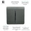 Trendi Switch Trendi Artistic Modern Glossy  Home Automation Switch Charcoal 2