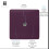 Trendi Switch Trendi Artistic Modern Glossy Tactile TV Socket Plum 2