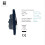 Trendi Switch Trendi 2 Gang Artistic Modern Glossy 13 Amp Switched Plug Socket Navy 3