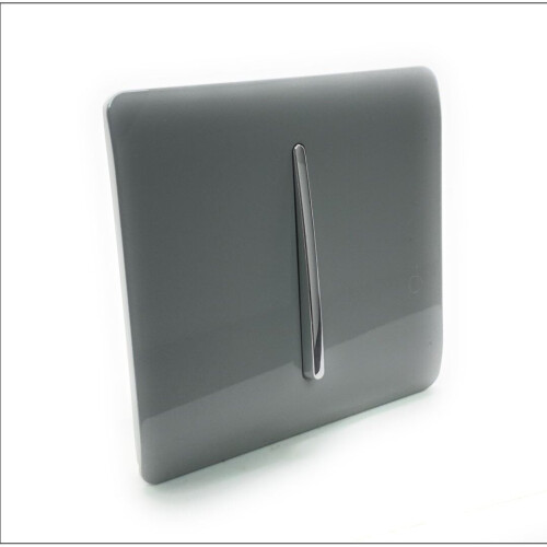 Trendi Switch Trendi Artistic Modern Glossy  Home Automation Switch Warm Grey 2