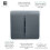 Trendi Switch Trendi Artistic Modern Glossy  Home Automation Switch Warm Grey 2