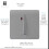 Trendi Switch Trendi Artistic Modern Glossy 45 A Tactile Light Switch & Neon Insert Light Grey 2
