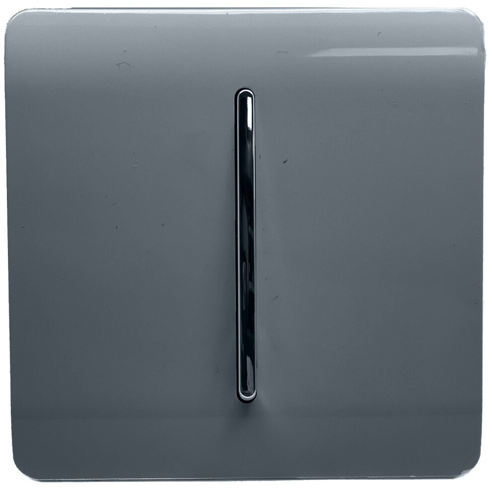 Trendi Switch Light/Grey 1 Gang Intermediate Rocker Switch In Warm - Image 5