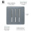 Trendi Switch Trendi 1 Gang 2 Way 10 Amp Chrome Light Switch Glossy Warm Grey 7