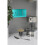 Trendi Switch Trendi Artistic Modern Glossy 45 A Cooker Switch & Plug Socket Inc Neon Insert Bright Teal 5