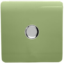Trendi Artistic Modern 1 Gang 2 Way 120w LED Dimmer switch Moss Green
