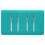 Trendi Switch Trendi 4 Gang (2 Way & 1x Intermediate) 10 Amp Light Switch Bright Teal 1