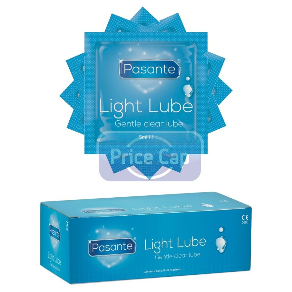 24 x Pasante Gentle Light Lube 5 ml Sachets | Water Based Odourless Lubricants