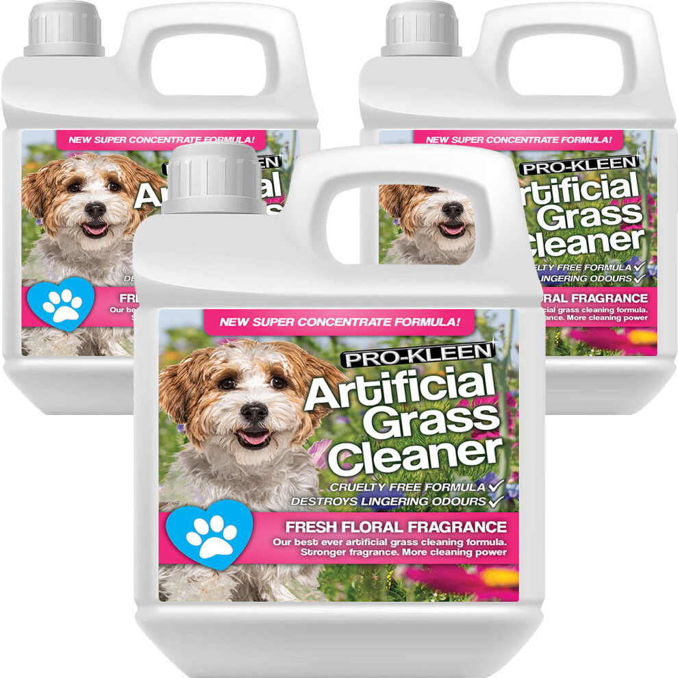 (3L, Fresh Floral) ProKleen Artificial Grass Cleaner Deodoriser