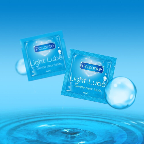 Pasante 100 x Pasante Gentle Light Lube 5ml Sachets | Water Based Odourless Lubricants 2