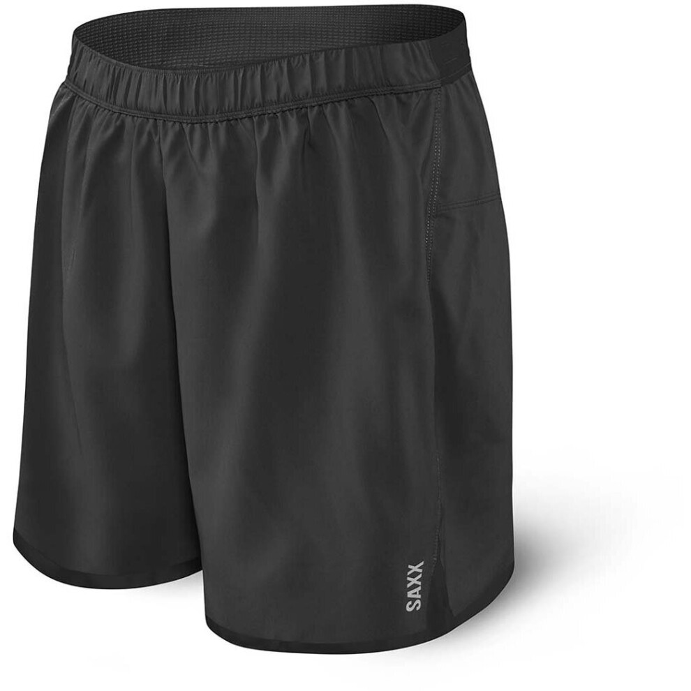 Saxx Pilot 2in1 Men's Running Shorts, Black Heather