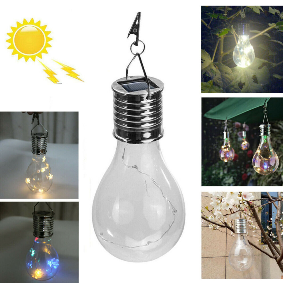 Outdoor Solar Bulb Lights Hanging Waterproof Garden Camping Decoration LED Light