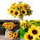 7 rami 13 teste Bouquet di girasoli artificiali 5