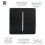Trendi Switch Trendi Artistic Retractive Home Automation light Switch Piano Black 2